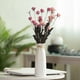 thumbnail image 4 of Jarrón de flores secas, decoración moderna del hogar, decoración del hogar de estilo rústico, decoración de repisa, detalles de decoración, sin mantenimiento, blanco, 23 cm, 4 of 6
