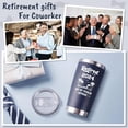 thumbnail image 6 of Retirement Gifts for Men 2024 - Funny Tumbler for Retired Coworker Boss Colleague Women, Farewell Going Away Gift Happy Retirement Not My Problem Anymore, 20 Oz Vacuum Insulated Cup, 6 of 6