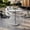 White Faux Marble/Silver Base, variant on Flash Furniture 31.25" Round Indoor Outdoor Tabletop in Gray Faux Concrete with TopGuard HPL Technology and 18" Round Silver Cast Iron Table Base