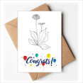 thumbnail image 1 of dandelion flower Wedding Cards Congratulations Greeting Envelopes, 1 of 3