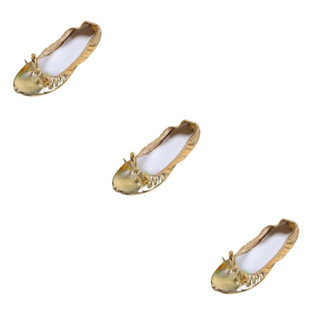 Qarigey Zapatos de bailarina con suela dividida de PU, ligeros para danza del vientre, zapatillas de Ballet, zapatillas de Ballet patentadas, Type1 NO1