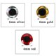 thumbnail image 5 of Greeniant 100 Uds 4mm/6mm 3D ojos de señuelo de pesca DIY hacer atar moscas señuelos cebos simulación Artificial ojos de pez Pescar rojo 6 mm Greeniant DJ1001-02, 5 of 6