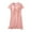 Pink, variant on Womens Causal Soft Nightdress, Nightgowns for Women, Women's Soft Solid Color Short Sleeve V Neck Nightdress Sleep Pajama Dress Yellow, M