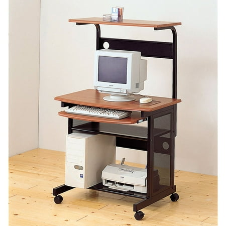 Honey Pine Desks - Coaster Mobile Station Computer Desk