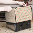 thumbnail image 6 of KLL Colorful Starfish Print 4 Slice Toaster Dust Covers Kitchen Small Appliance Cover with 2 Pockets,Can hold Jam Spreader Knife & Toaster Tongs (12.4 x 10.6 x 8.2), 6 of 6