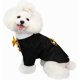 thumbnail image 4 of Dog tuxedo dog suit and bandana set, dogs tuxedo wedding party suits, Dog Prince Wedding Shirt (L), 4 of 5