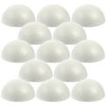 thumbnail image 1 of 30pcs Polystyrene Craft Semicircular Foam Balls DIY Crafts Foams Balls, 1 of 8