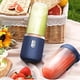 thumbnail image 4 of Jugadora multifuncional + taza portátil al aire libre --- Jugadora recargable USB con 2 tazas, taza de jugo de mezcla de tapa deportiva, jugadora portátil multifuncional inalámbrica, 4 of 13