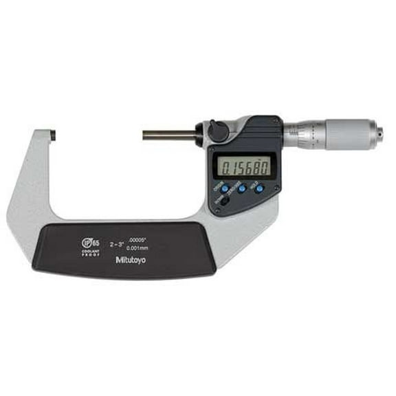 MITUTOYO 293-346-30 Electronic Micrometer,2 to 3/50 to 76