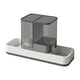 thumbnail image 5 of Juego de dispensador de comida y agua, tazón de comida, bebedero, comedero por gravedad para mascotas gris, 5 of 9