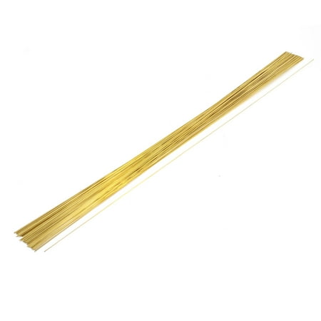 Unique Bargains 100Pcs Copper 0.3mm OD 400mm Long Single Hole Electrode EDM Tube Pipe