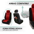 thumbnail image 6 of FH Group Trendy Elegance 3D Air Mesh Seat Covers Fit For Car Truck SUV Van - Full Set, 6 of 8