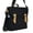 Black, variant on 12" Tall Style Casual Canvas Satchel Bag C40.KG