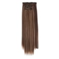 thumbnail image 3 of U Clip Hair Extension Makeup Practice Head Real As Remy Fashion Hair Long Clip in Hair Extensions Full Head Curly Tape in Hair Extensions for Women Rainbow Hair Hair Tape in Extensions for Thin Hair, 3 of 4