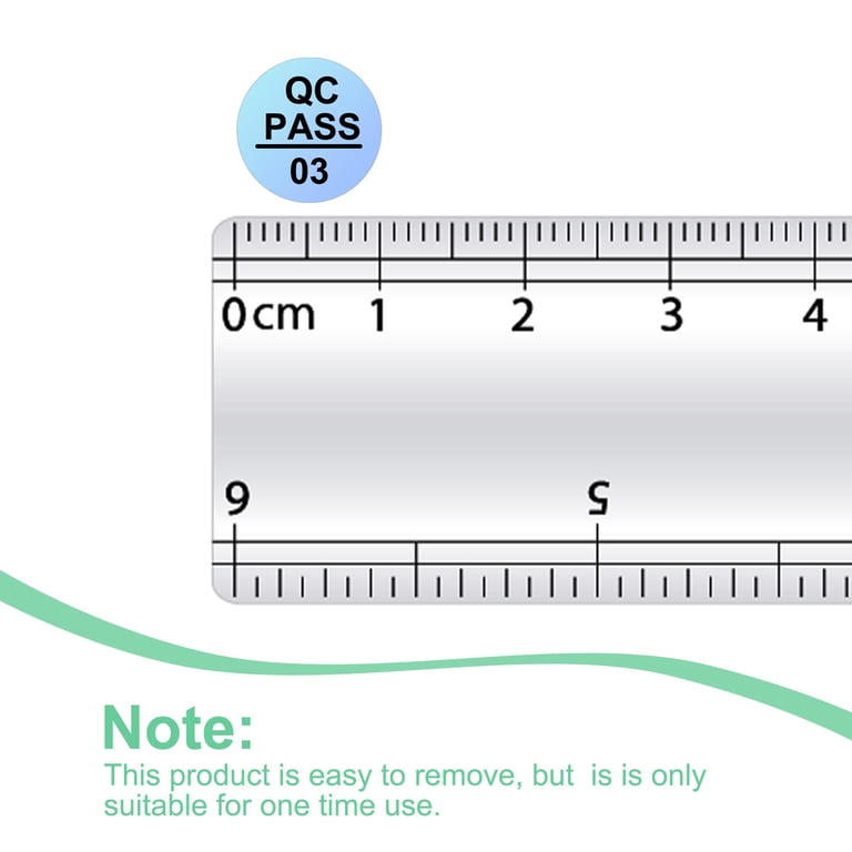 Cabilock 1600pcs QC Pass Tag Stickers - Round Self-Adhesive PVC Labels For Inspection & Sorting