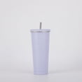 thumbnail image 1 of Termo portátil de acero inoxidable 304 con pajita de doble capa para exteriores, taza de café al vacío para automóvil, 1 of 1