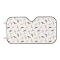 thumbnail image 7 of Fotbe Leopard Print Car Windshield Sunshade | Sun Visor Protector Front Window Shade, Keeps Out UV Rays, Keeps Your Vehicle Cool-Small, 7 of 7
