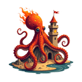 thumbnail image 4 of cartoon Octopus Theme Stickers, Waterproof Octopus Theme Sticker for Water Bottle Laptop Phone Cases Planner Skateboard Luggage Helmet Party Favor Decor, Ideal for Adults Teens Teacher Rewards, 4 of 9