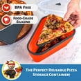 thumbnail image 2 of Recipiente de almacenamiento de pizza con 5 bandejas para servir, paquete de 5, 2 of 9