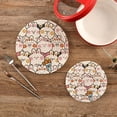 thumbnail image 2 of Rabbit 2 Pack Pot Holders Trivets, Heat Resistant Hot Pads for Kitchen Table Decoration Trivets for Hot Dishes/Pot/Bowl/Teapot/Kitchen Hot Pads Trivets, 7" + 9.45", 2 of 7