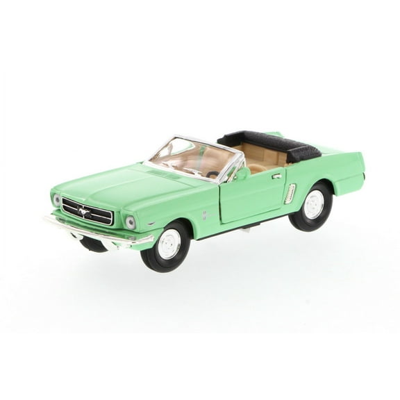 1965 Ford Mustang Convertible, Teal - Superior 5719 - 1/34 scale diecast model car