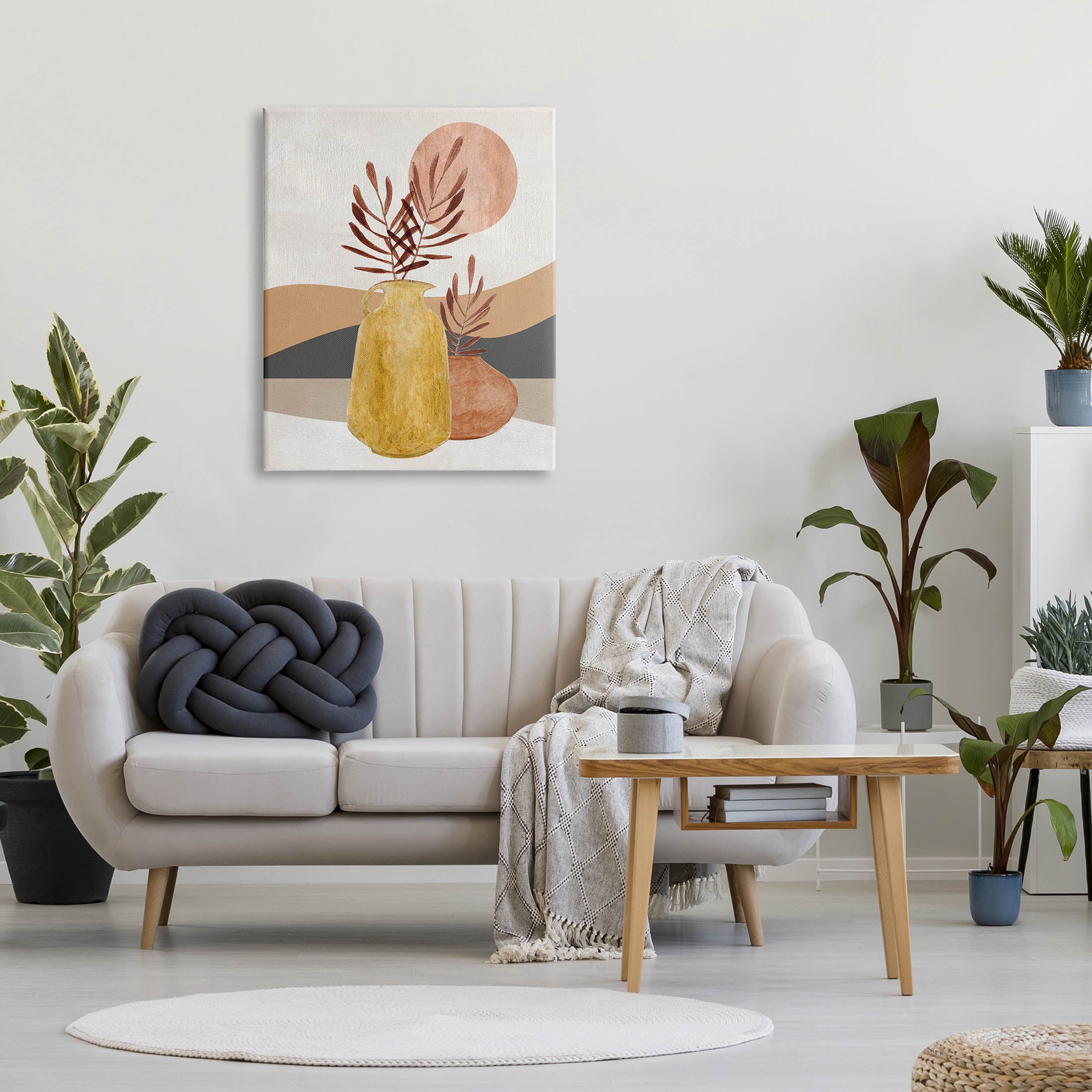 Boho Desert Plant Botanicals Botanical & Floral Graphic Art Gallery Wrapped Canvas Print Wall Art