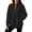 Inverlee Black-Sweatshirt, variant on Half Zip Stand Collar Sweatshirts for Women Long Sleeve Raglan Pullovers Side Pocket Solid Casual Loose Fit Tops Black S-XXL