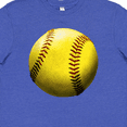thumbnail image 4 of Inktastic Yellow Softball Youth T-Shirt, 4 of 5