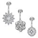 thumbnail image 1 of Juego de joyería para Piercing corporal, 3 uds., acero médico, ópalo, anillo para ombligo, uñas, cuerpo (plata), 1 of 1