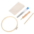 thumbnail image 3 of Punch Needle Embroidery Kit, Embroidery Hoops, Durable Ergonomic Designed Strong For Curtains Clothing, 3 of 8