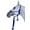 Blue Beaded, variant on Horse Nylon Beaded Arrow Noseband Braided Mule Tape Halter Lead Rope 606200RB