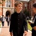 thumbnail image 5 of FRSASU Boys Blazer Suit Jacket formal Slim Fit Stand Mandarin Collar Lightweight Lined Wedding Casual Jacket Black, 5 of 8