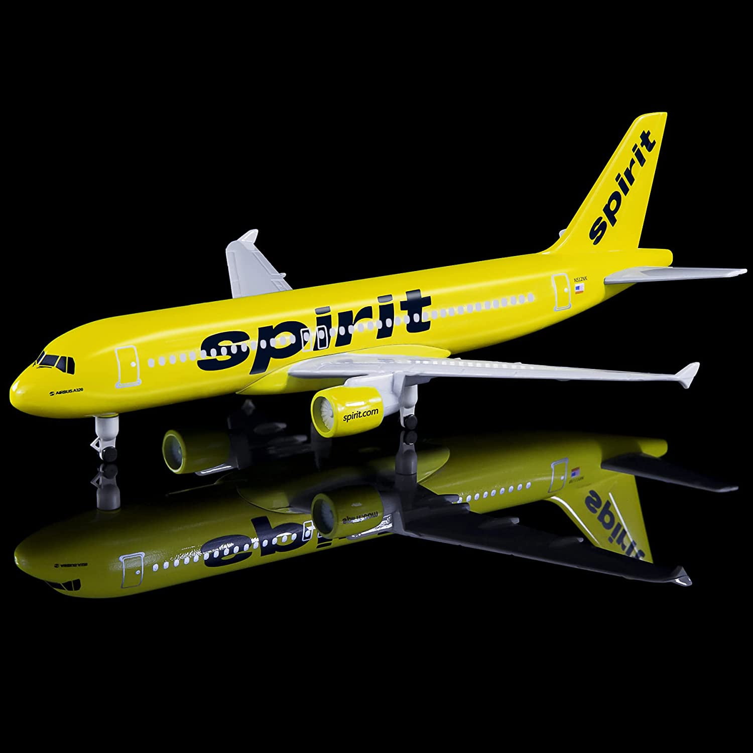 20cm American Spirit A320 Airplane  Model Simulation Aircraft Model Aviation Model Aircraft Kits for Collection and Gift