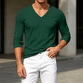 thumbnail image 2 of fatyb Men's Mesh Long Sleeve T Shirts V Neck Breathable Workout Tee Mens Athletic Running Training Tops, 2 of 7