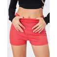 thumbnail image 4 of Lnzyyephy Women Shiny Rhinestone Shorts Sparkly High Waist Summer Short Pants for Beach Nightclub Streetwear, 4 of 9