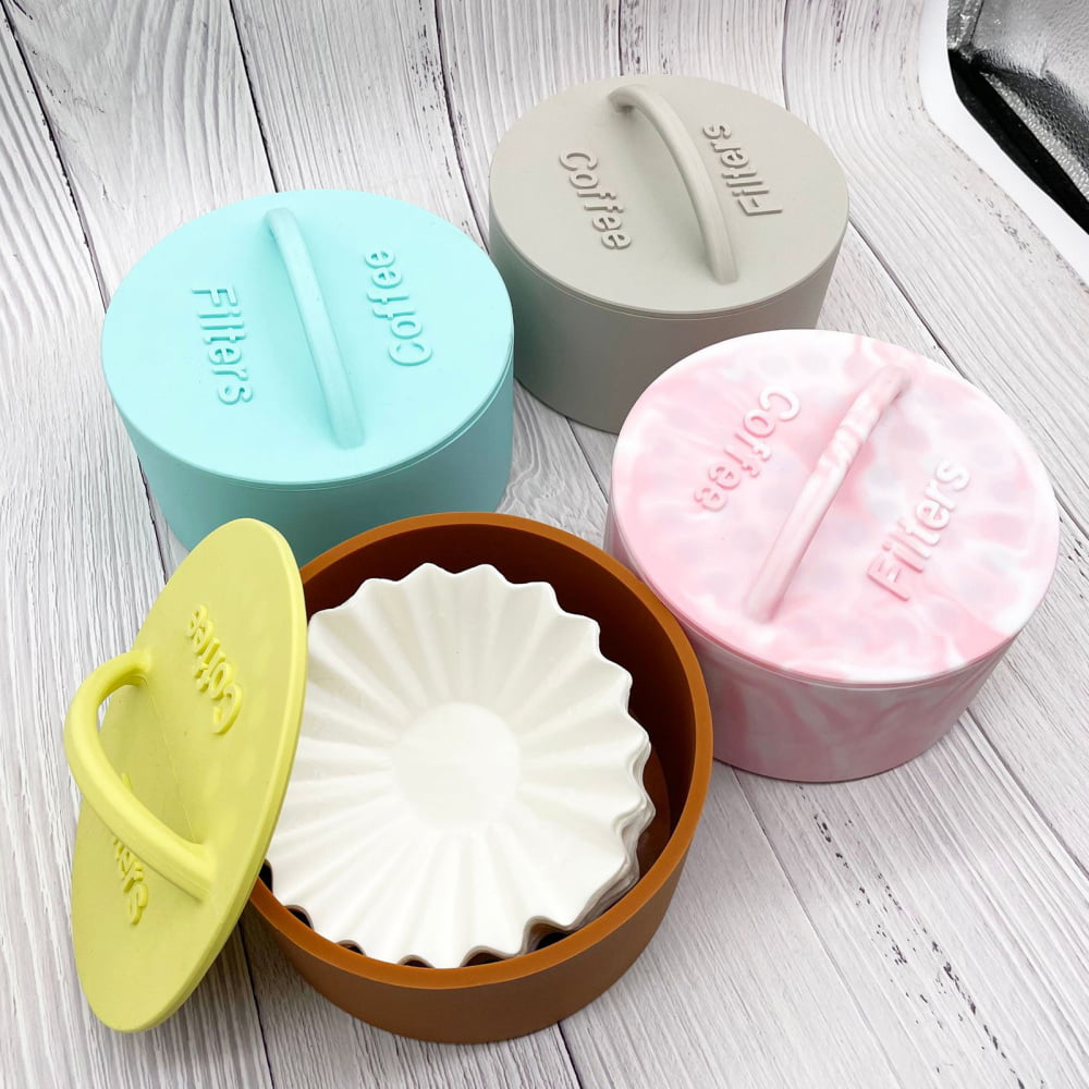 Coffee Filters Storage Organizer Multifunctional Storage Tool for Coffee  Machine Filter Paper Accessories Mint Green