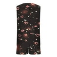 thumbnail image 5 of Tnhcen 2 Piece Valentine's Day Women's Print Soft Sleeveless Pajama Sets Tank Top Pjs And Shorts Sleepwear Homewear Set S-2XL, 5 of 6