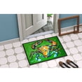 thumbnail image 2 of Carolines Treasures MW1154MAT Wide Load Crab Door Mat Indoor Rug or Outdoor Welcome Mat 18x27 Doormat 18H X 27W, 2 of 2