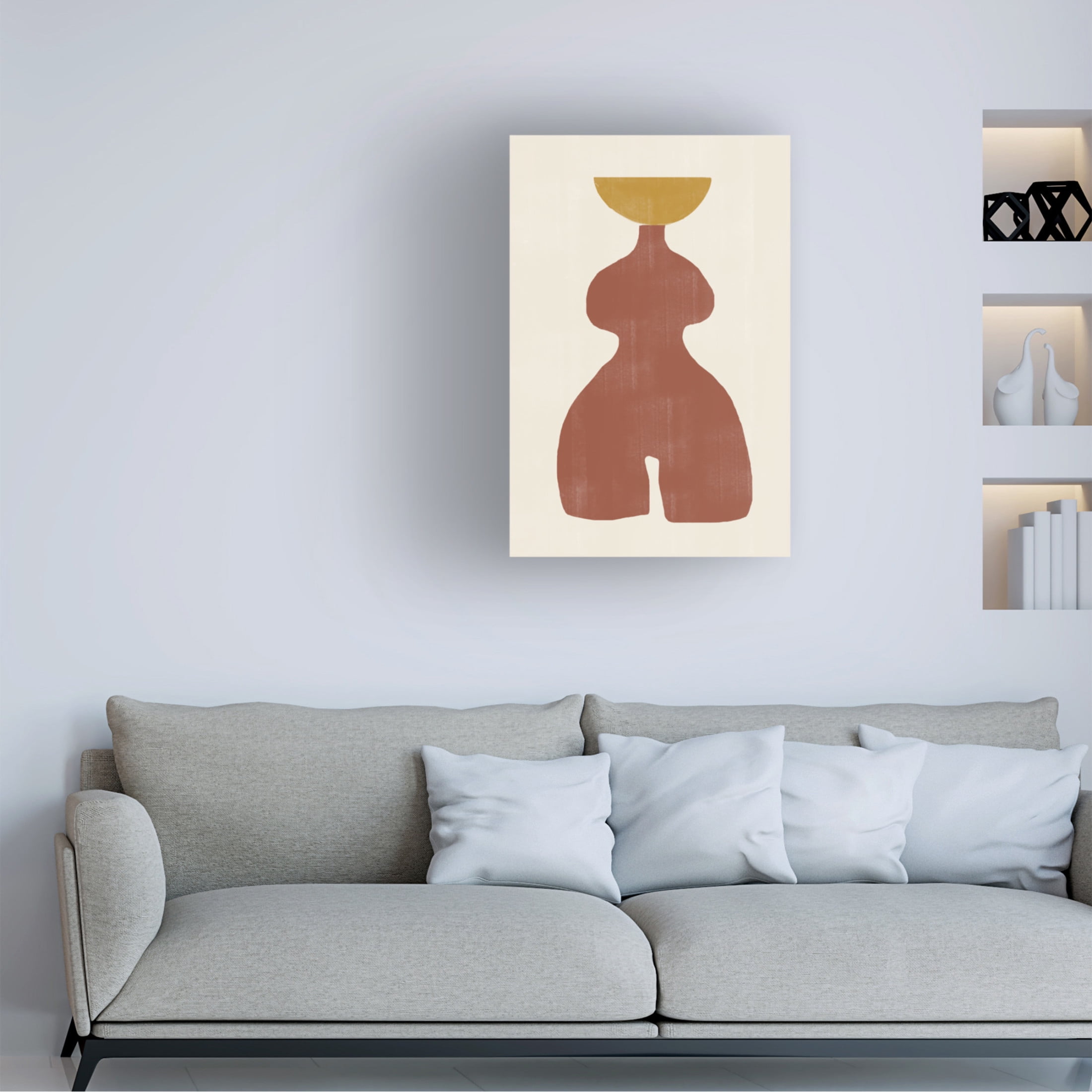 Trademark Fine Art THE MIUUS STUDIO Vase No11 Canvas Wall Art