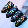thumbnail image 4 of Nail Giltter Sequines Fluorescent Glass Paper Dust Powder Nail Art DIY Decor, 4 of 7