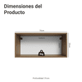 thumbnail image 2 of Alacena Gabinete Superior Cocina Madesa Vik 70cm MG 01, 2 of 4
