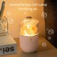 thumbnail image 4 of Lámpara difusora de aroma con aceite esencial de sal del Himalaya, modelo de explosión, creativa, para coche, USB, color blanco, 4 of 5