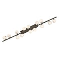 thumbnail image 2 of Fredrick Ramond Fr41909 Selene 14 Light 74" Wide Linear Chandelier - Brass, 2 of 7