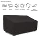 thumbnail image 5 of Fundas apilables para sofá de exterior, fundas para muebles de exterior, impermeables, resistentes a los rayos UV, protección total, cordón ajustable en el dobladillo, duraderas, fáciles de guardar, 5 of 5