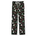 thumbnail image 4 of Pajama Pants For Men Comfort Drawstring Plaid Pj Pants Relaxed Fit Comfortable Elastic Flannel Pj Bottoms With Pockets Mens Pajama Pants With Pockets, 4 of 4