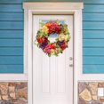thumbnail image 5 of Spring Summer Peony Hydrangea Farmhouse Welcome Wreath for Front Door Indoor Outdoor Wedding Decoration, 5 of 9