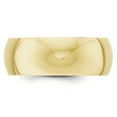 thumbnail image 2 of Primal Gold 10 Karat Yellow Gold 8mm Half Round Wedding Band Size 13, 2 of 5