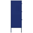 thumbnail image 2 of vidaXL Drawer Cabinet Navy Blue 80x35x101.5 cm Steel, 2 of 5