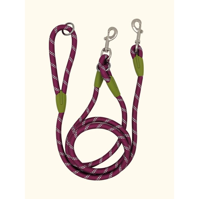 Reflective Nylon Dog Leashes Pet Dogs Chain Traction Rope Leads for Running Free Hands Rope Chain for Small Large Dogs ShopWise Round