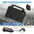 thumbnail image 4 of Galaxy Tab A7 Lite 8.7-inch T220 T225 Case,Dteck Shockproof EVA Foam Kids Friendly Handle Kickstand Hand Strap Case for Samsung Tab A7 Lite 8.7" 2021 Lightweight Cover with Shoulder Strap,Black, 4 of 10